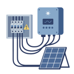 Installation solaire et distribution électrique