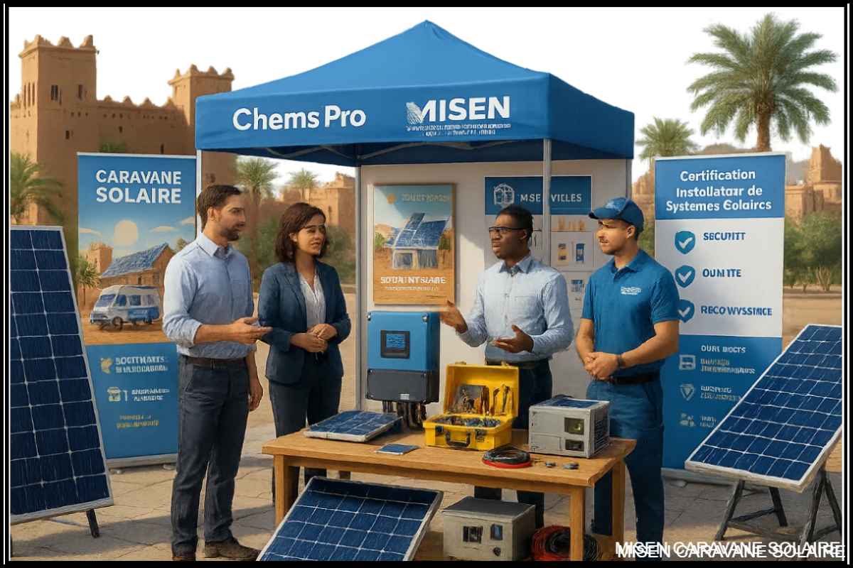 Image de l'objectif de la caravane